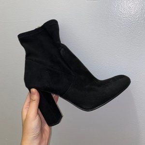 Steve Madden Suede Booties - 4 in Heels (7.5)